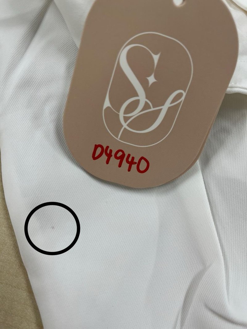 DEFECT | Prestine Pleat Midi Dress in White in L