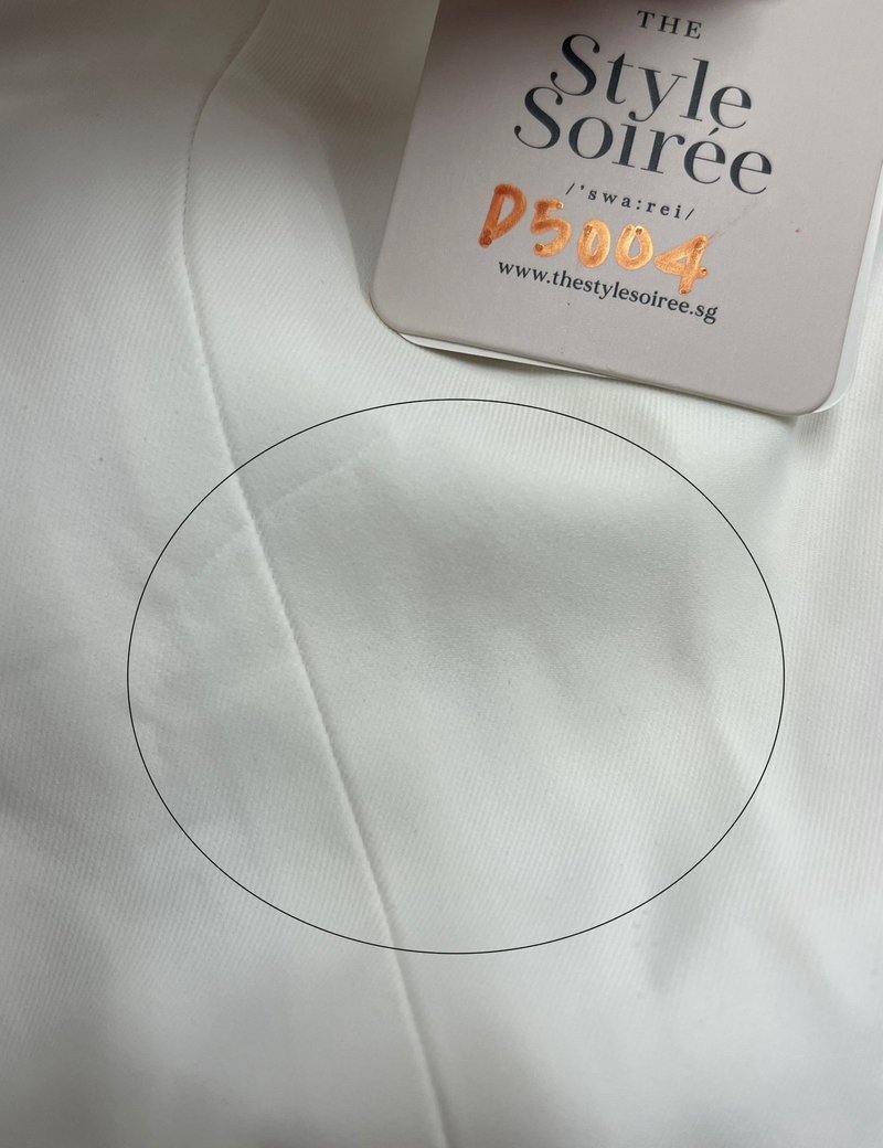 DEFECT | Becca Boat Neck Romper Dress in White in XS