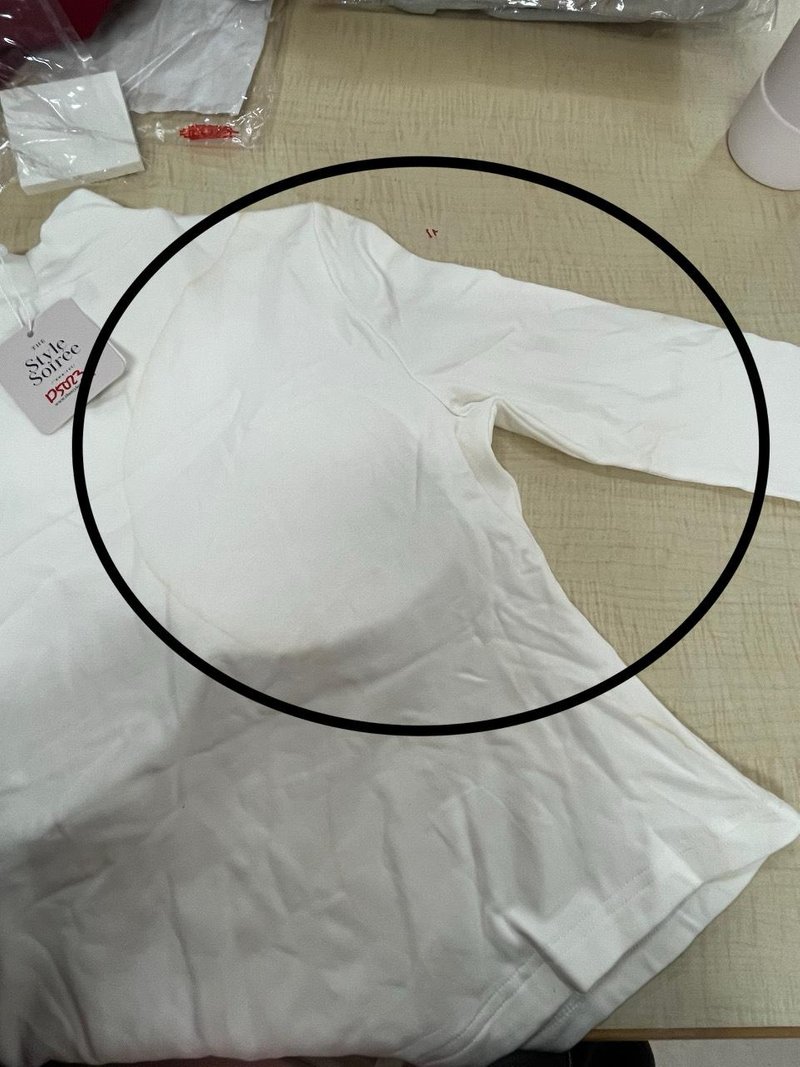 DEFECT | Hudson High Neck Top V3 in White in L
