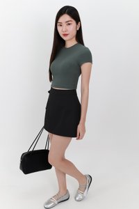 Brena Baby Tee in Muted Green