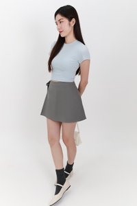 Brena Baby Tee in Light Ice Blue