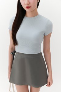 DEFECT | Brena Baby Tee in Light Ice Blue in XS DEFECT | Brena Baby Tee in Light Ice Blue in XS