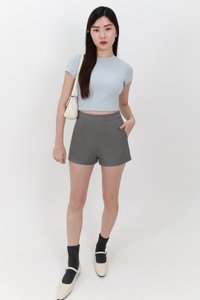 Marcelle Multi Way Shorts Skorts in Grey