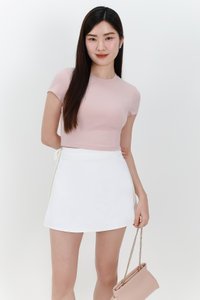 Marcelle Multi Way Shorts Skorts in White Marcelle Multi Way Shorts Skorts in White