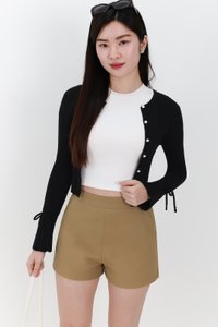 RESTOCKS | Briella Button Up Knit Cardigan in Black