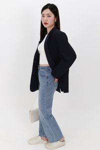 Oran Oversized Blazer in Dark Blue