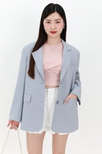 Oran Oversized Blazer in Light Blue