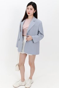 Oran Oversized Blazer in Light Blue