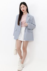 Oran Oversized Blazer in Light Blue