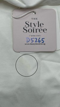 DEFECT | Raquel Ruched Co-ord Skirt in White in M