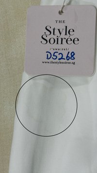 DEFECT | Celeste Co-ord Slit Midi Skirt in White in XXS