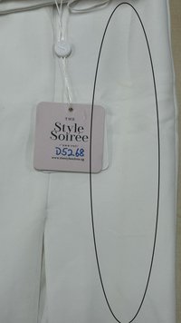 DEFECT | Celeste Co-ord Slit Midi Skirt in White in XXS