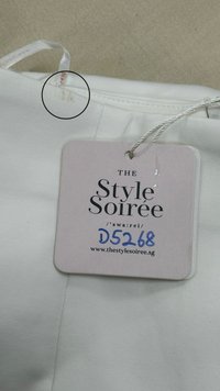 DEFECT | Celeste Co-ord Slit Midi Skirt in White in XXS