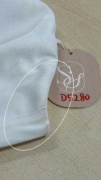 DEFECT | Caroline Co-ord Ribbon Top in White in XL