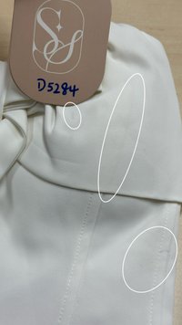 DEFECT | Caroline Co-ord Ribbon Top in White in L DEFECT | Caroline Co-ord Ribbon Top in White in L