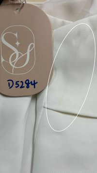 DEFECT | Caroline Co-ord Ribbon Top in White in L DEFECT | Caroline Co-ord Ribbon Top in White in L