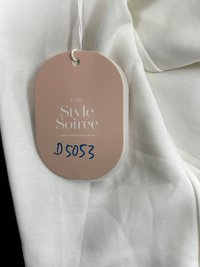 DEFECT | Carina Co-ord Sleeved Top in White in L