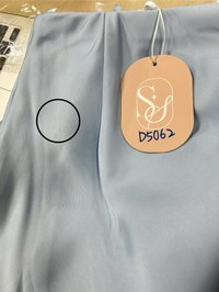 DEFECT | Chelsea Co-ord Satin Skirt in Light Blue ( Regular Length ) in XXS