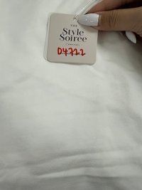 DEFECT | Calista Co-ord Overlap Skorts in White in XS