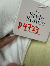 DEFECT | Taelia Tee Ruched Dress in White in XS