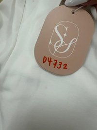 DEFECT | Carina Co-ord Sleeved Top in Whitein XXS