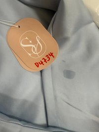 DEFECT | Chelsea Co-ord Satin Skirt in Light Blue ( Regular Length ) in XXS