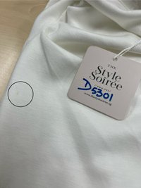 DEFECT | Rianne Ruched Midi Dress in White in XL