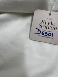 DEFECT | Rianne Ruched Midi Dress in White in XL