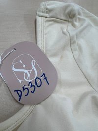 DEFECT | Leria Low Back Sleeve Top in Pale Yellow in XXS