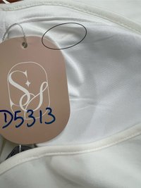 DEFECT | Soleil Sleeved Padded Top V2 in White in XL