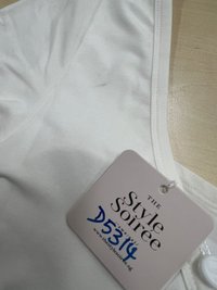 DEFECT | Leria Low Back Sleeve Top in White in XL