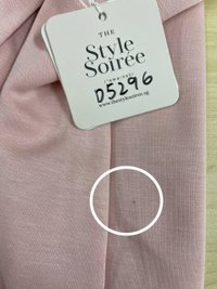 DEFECT | Rianne Ruched Midi Dress in Pastel Pink in L