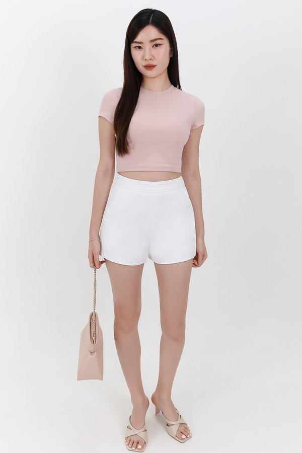 DEFECT | Brena Baby Tee in Light Pink in M