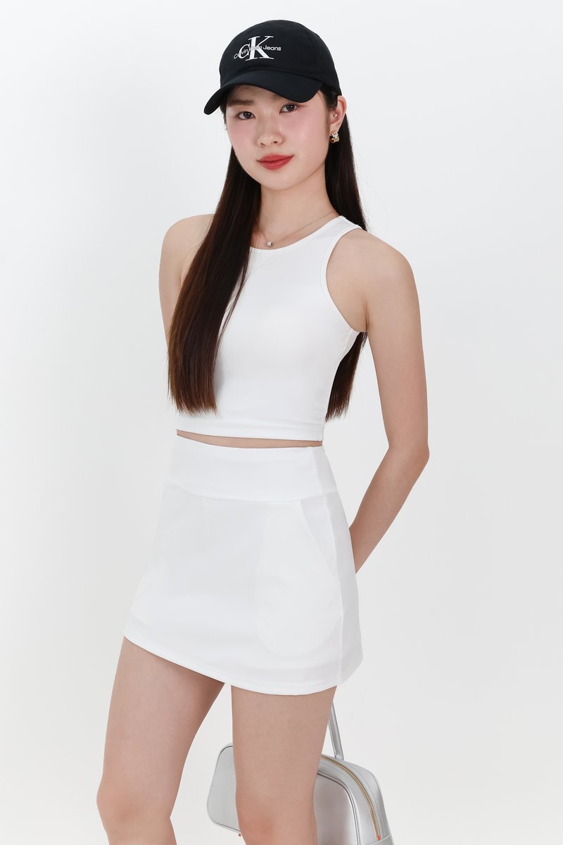 Seadra Sporty Co-ord Skorts in White