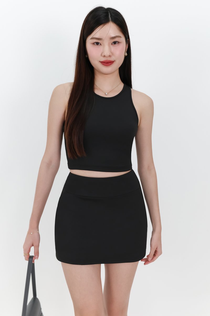 Seadra Sporty Co-ord Skorts in Black