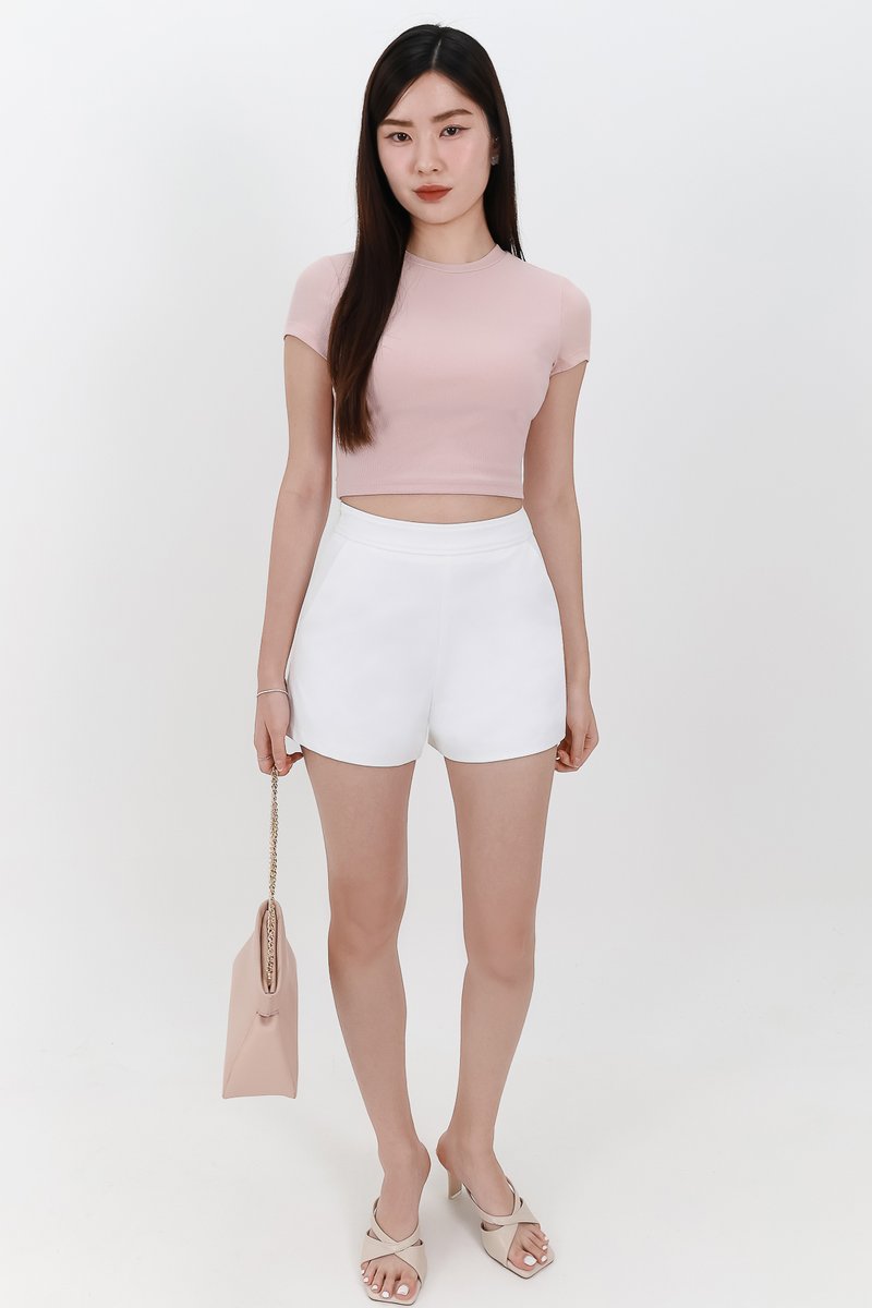 Brena Baby Tee in Light Pink