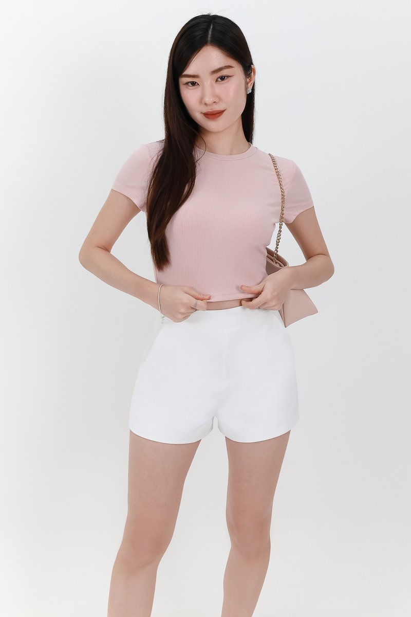 Marcelle Multi Way Shorts Skorts in White