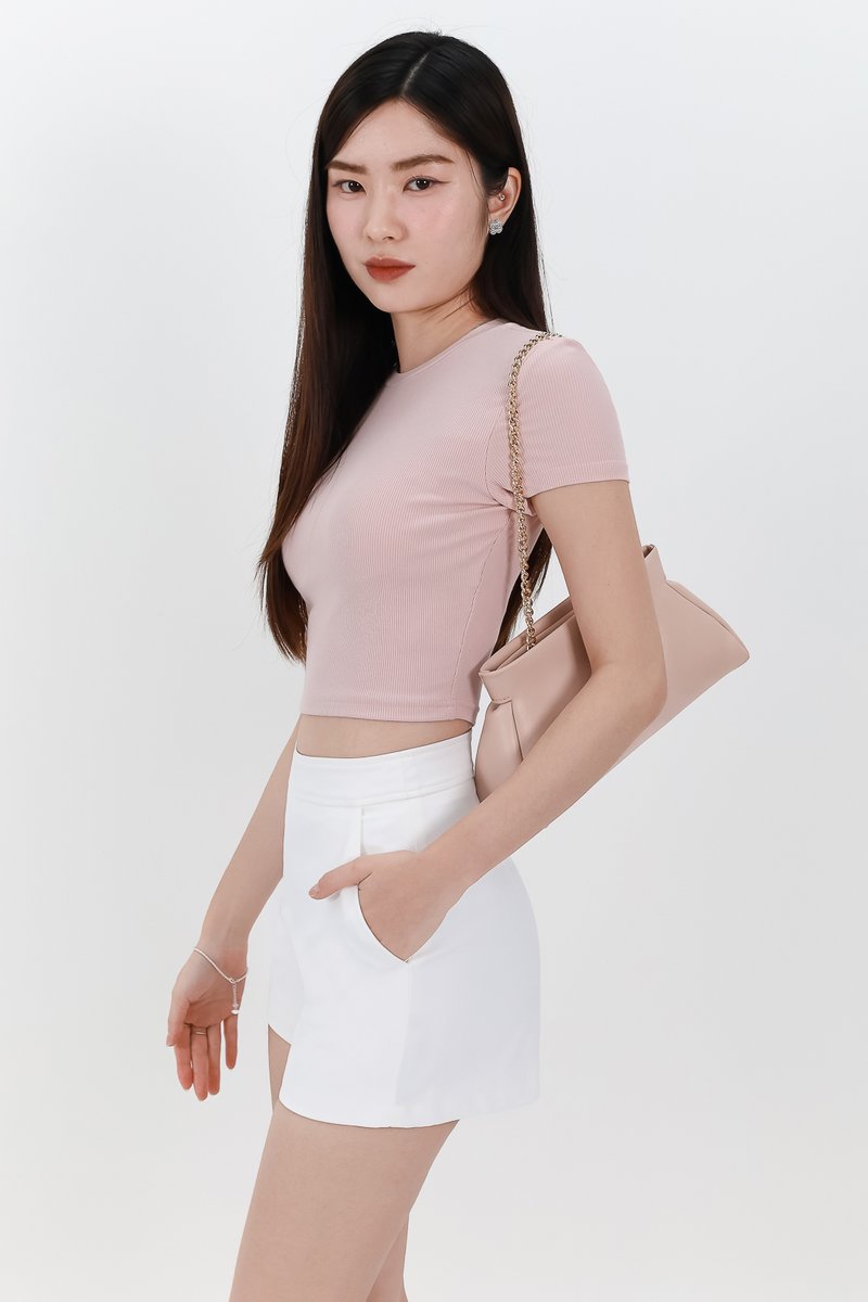 Brena Baby Tee in Light Pink
