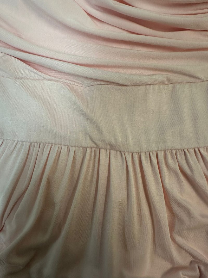 SALES EXCLUSIVE DEFECT | Darrie Drape Tank Dress in Light Pink