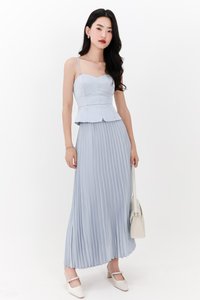 Cecelia Co-ord Set in Light Blue ( Petite Length )