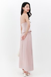 Cecelia Co-ord Sweetheart Top in Pastel Pink