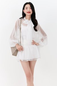 RESTOCKS | Corelia Co-ord Set in White