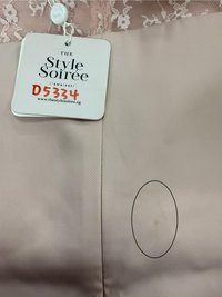 DEFECT | Lexi Lace Cheongsam Co-ord Top in Light Pink in XS