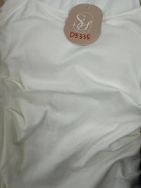 DEFECT | Perwin Padded Sleeved Midi in White in XS