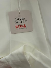 DEFECT | Heather High Waist Shorts in White in XXS