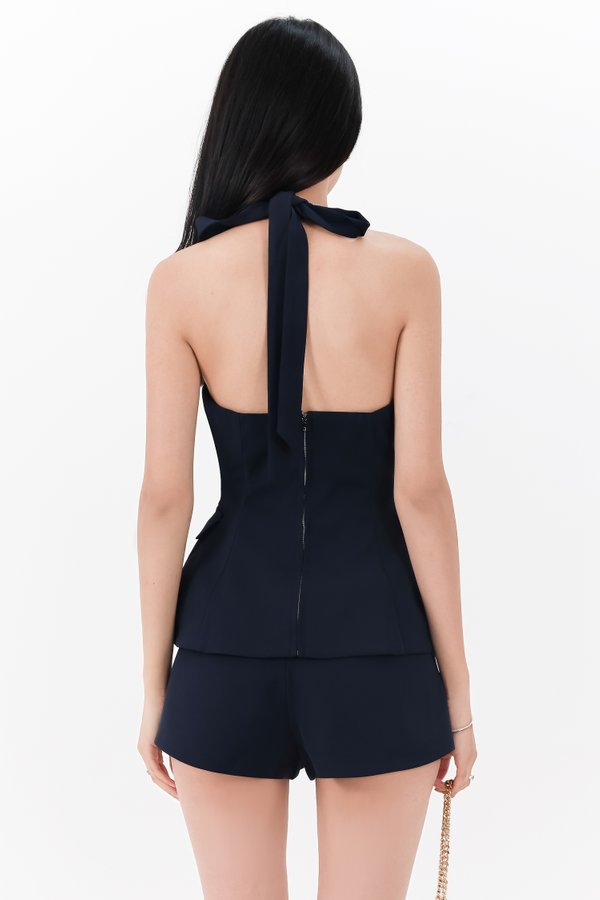 RESTOCKS 2 | Cleef Co-ord Halter Top in Midnight