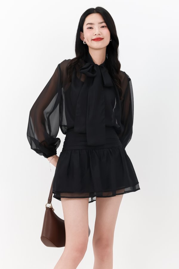 Corelia Co-ord Set in Black