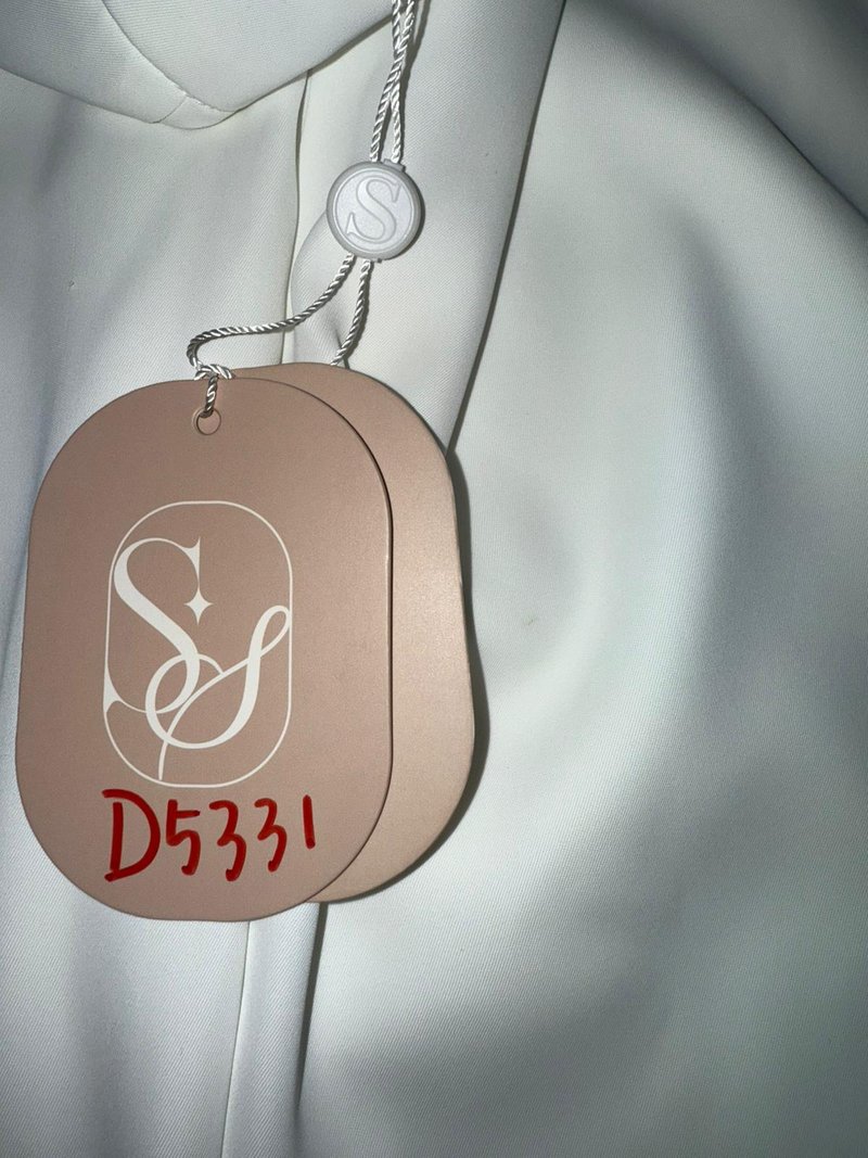 DEFECT | Chernise Co-ord Highwaist Pants in White ( Regular Length ) in XXS