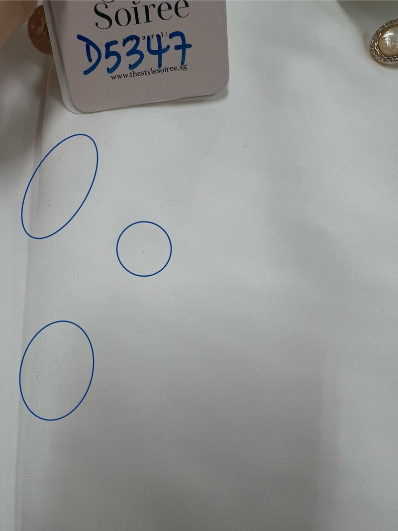 DEFECT | Marrel Mermaid Midaxi Skirt in White in XXS