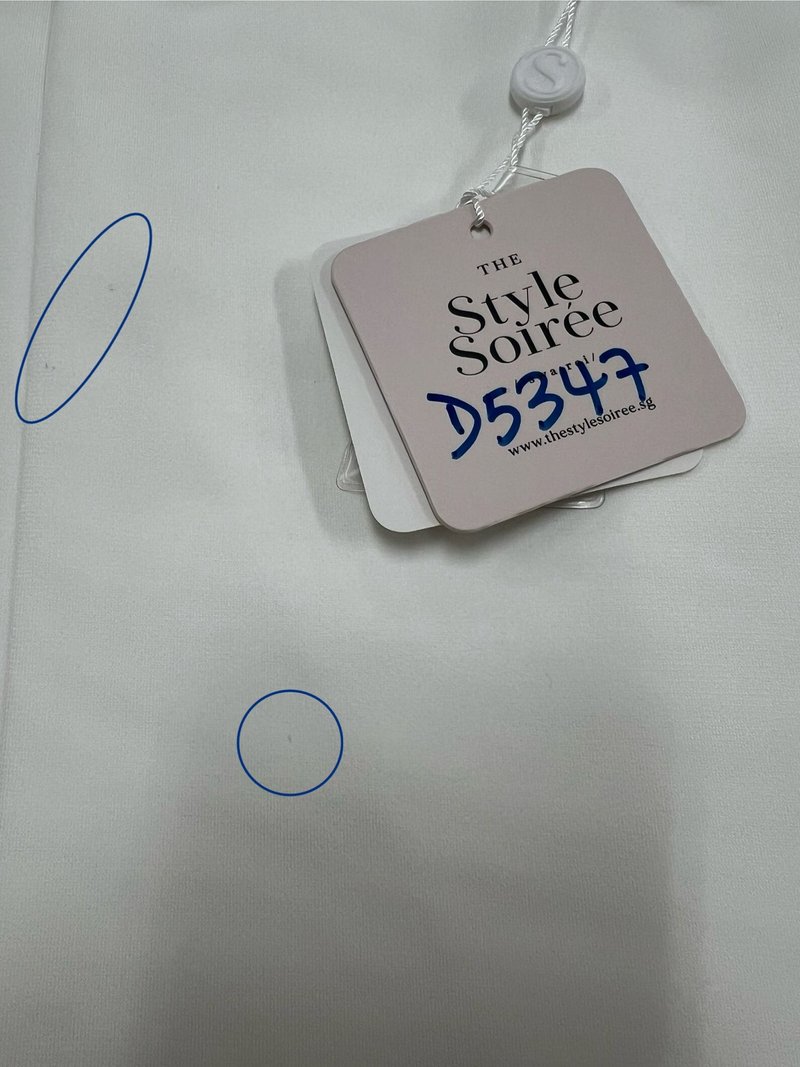 DEFECT | Marrel Mermaid Midaxi Skirt in White in XXS